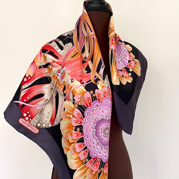 Salvatore Ferragamo Silk Scarf - Picture 5 of 15